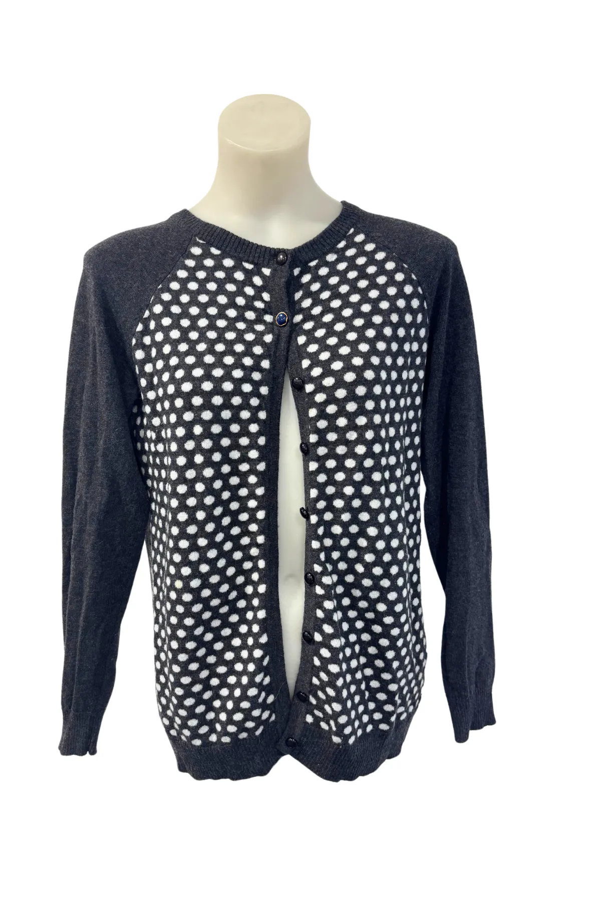 Bella spotty merino blend cardigan, M