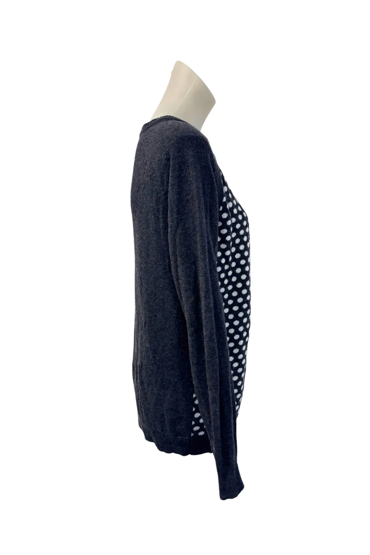 Bella spotty merino blend cardigan, M