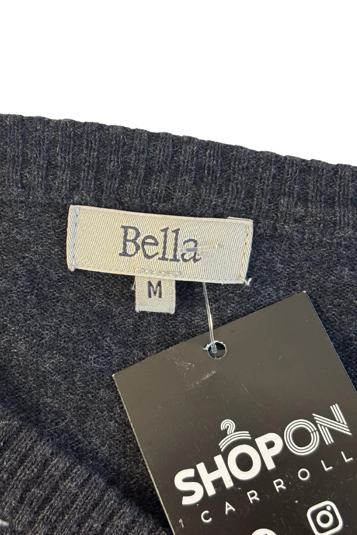 Bella spotty merino blend cardigan, M