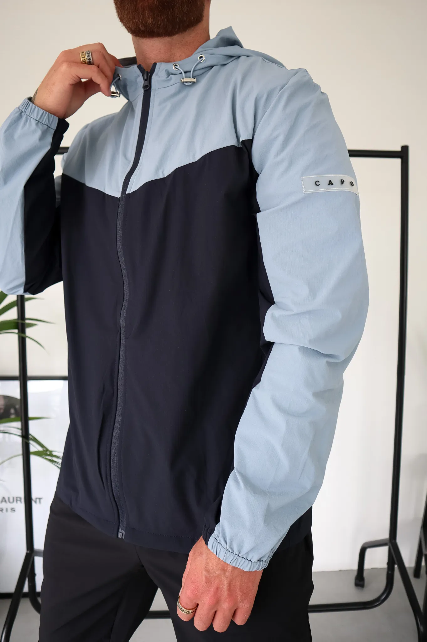 Capo TECHNICAL Track Jacket - Navy / Light Blue