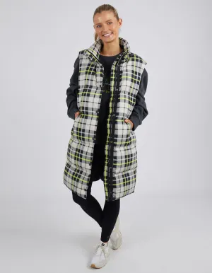 Check It Long Line Vest - Check