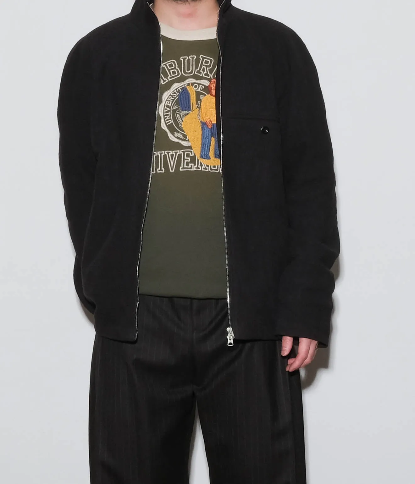 Conkers "Military Linen Track" (Charcoal)
