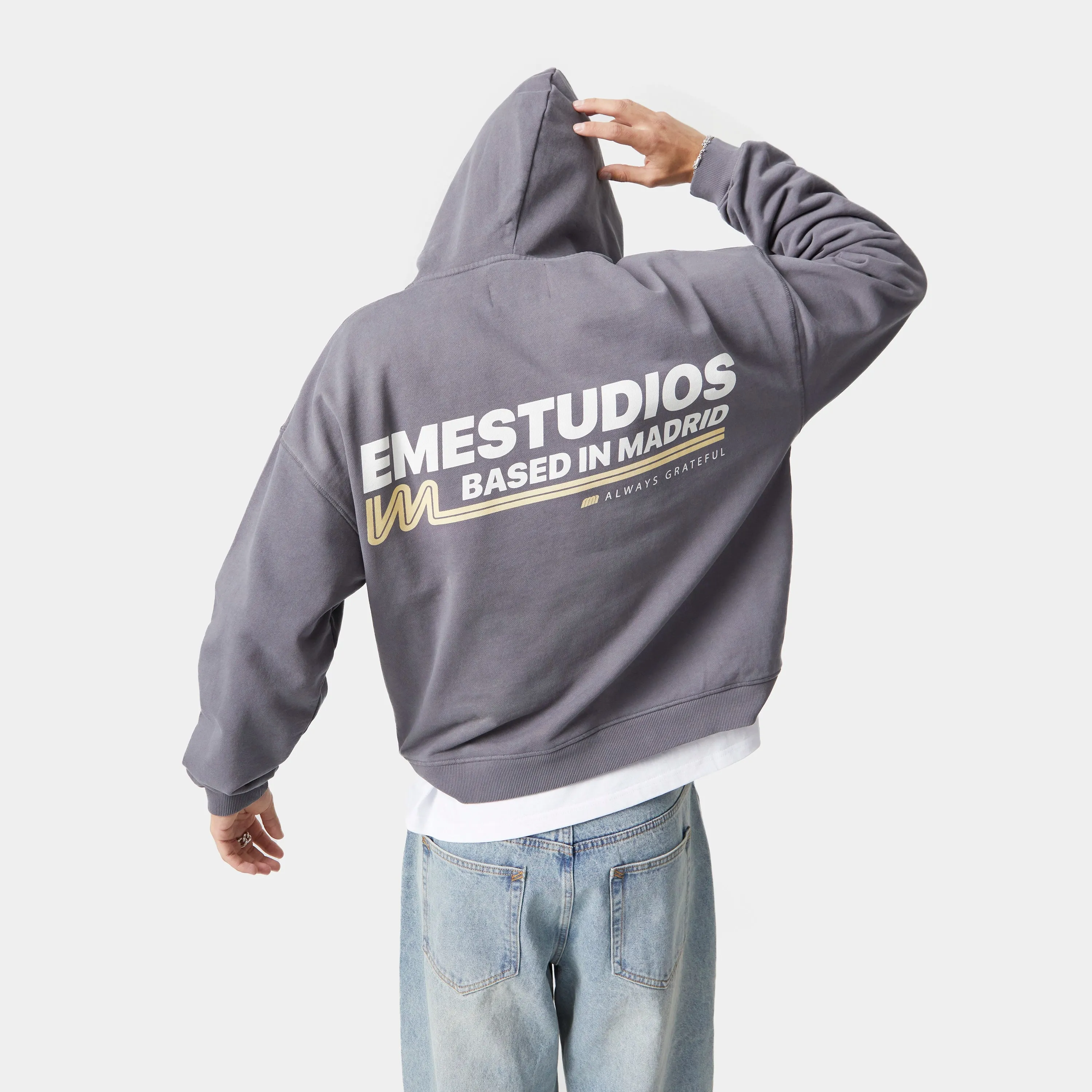 Daily News Deep Sea Oversized Hoodie