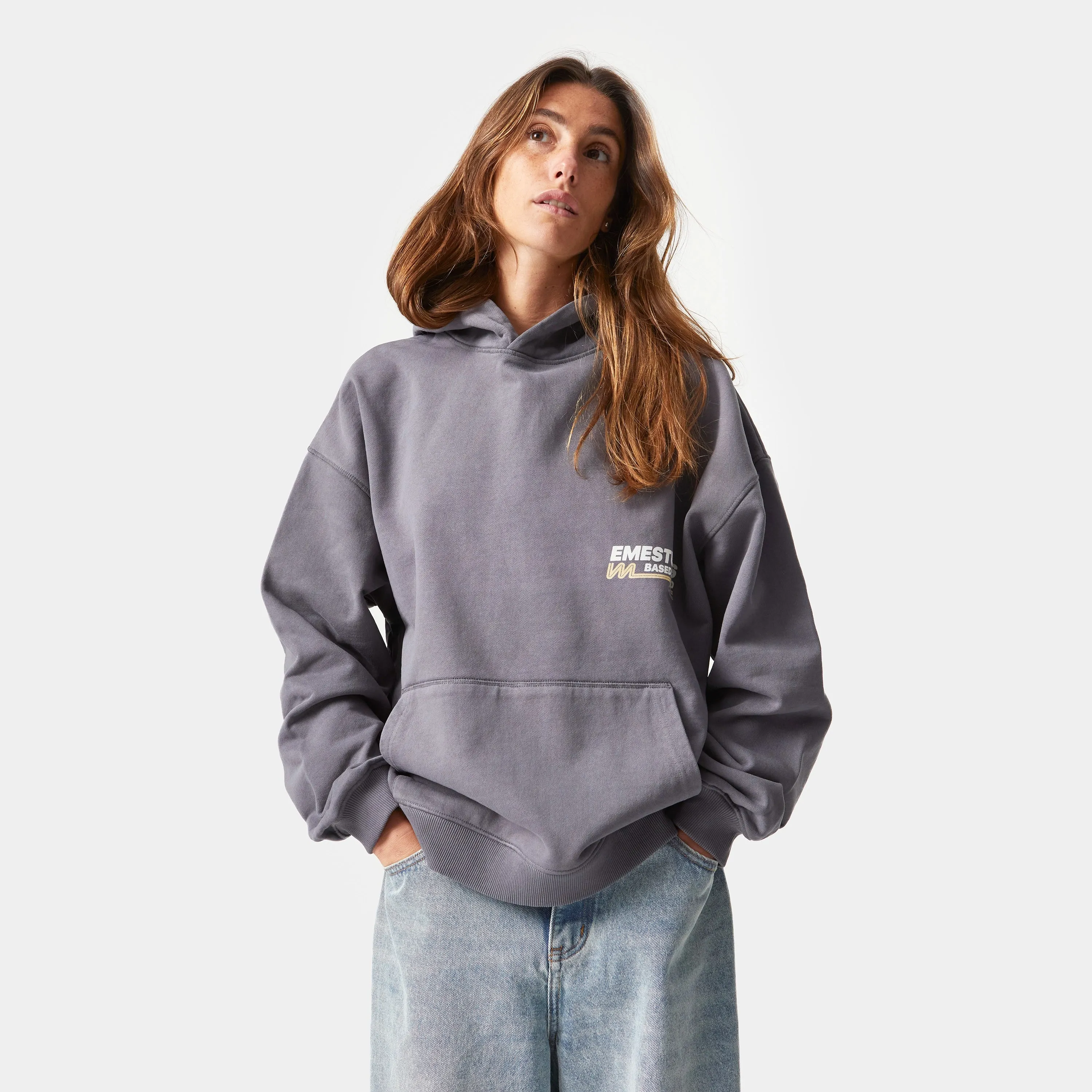 Daily News Deep Sea Oversized Hoodie