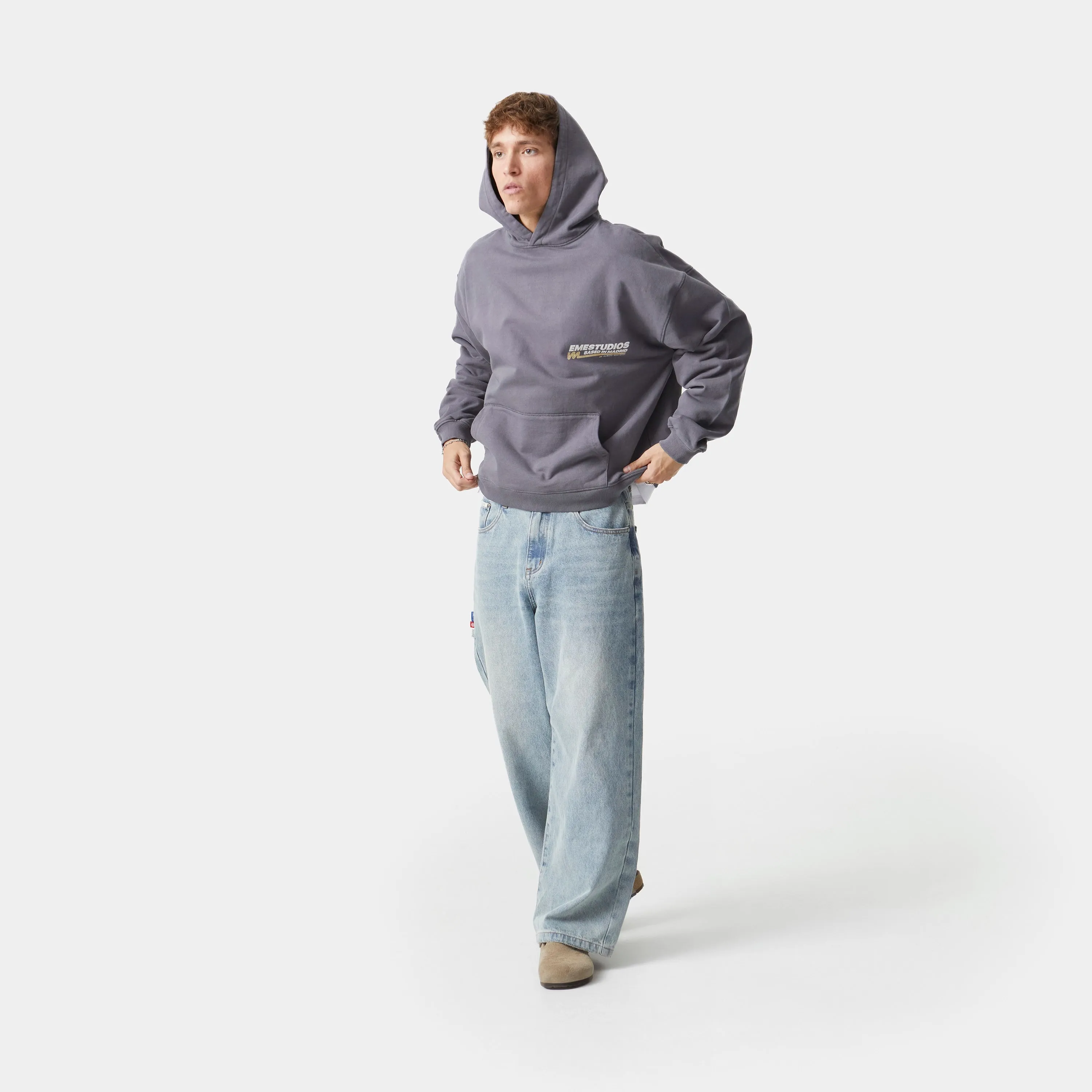 Daily News Deep Sea Oversized Hoodie