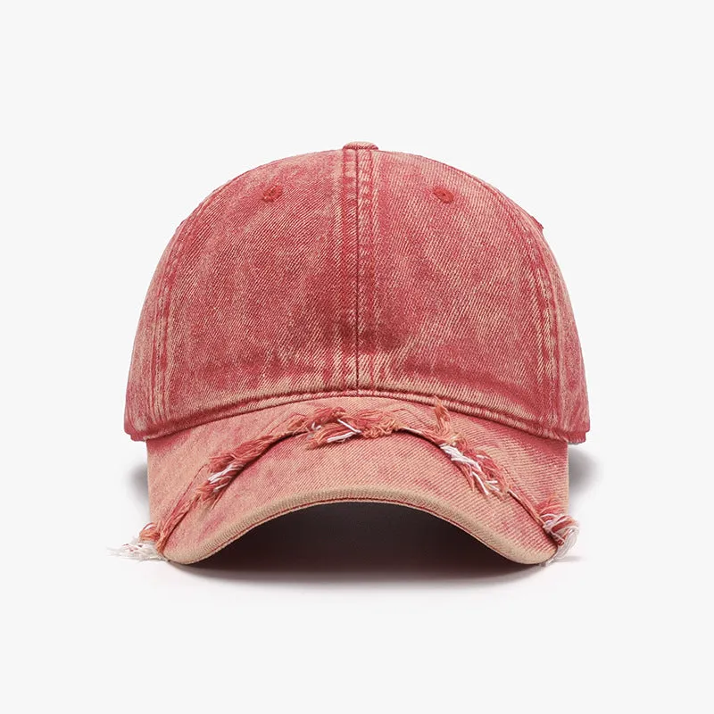 Fringe Cotton Baseball Cap