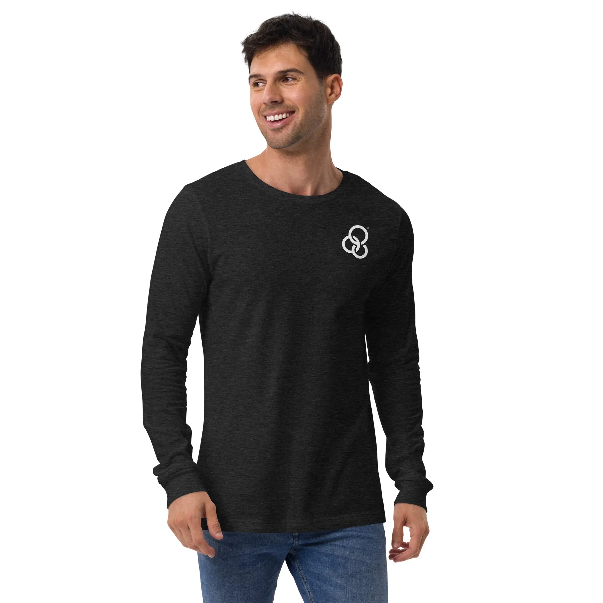 Give Life Script Back Long Sleeve Tee