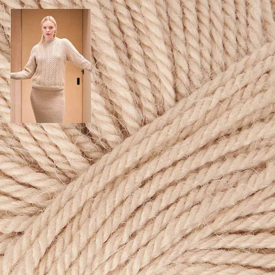 Holme Cabled Pullover Kit