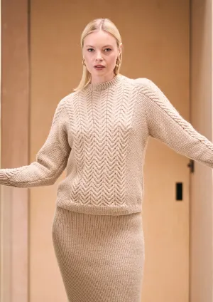 Holme Cabled Pullover Kit