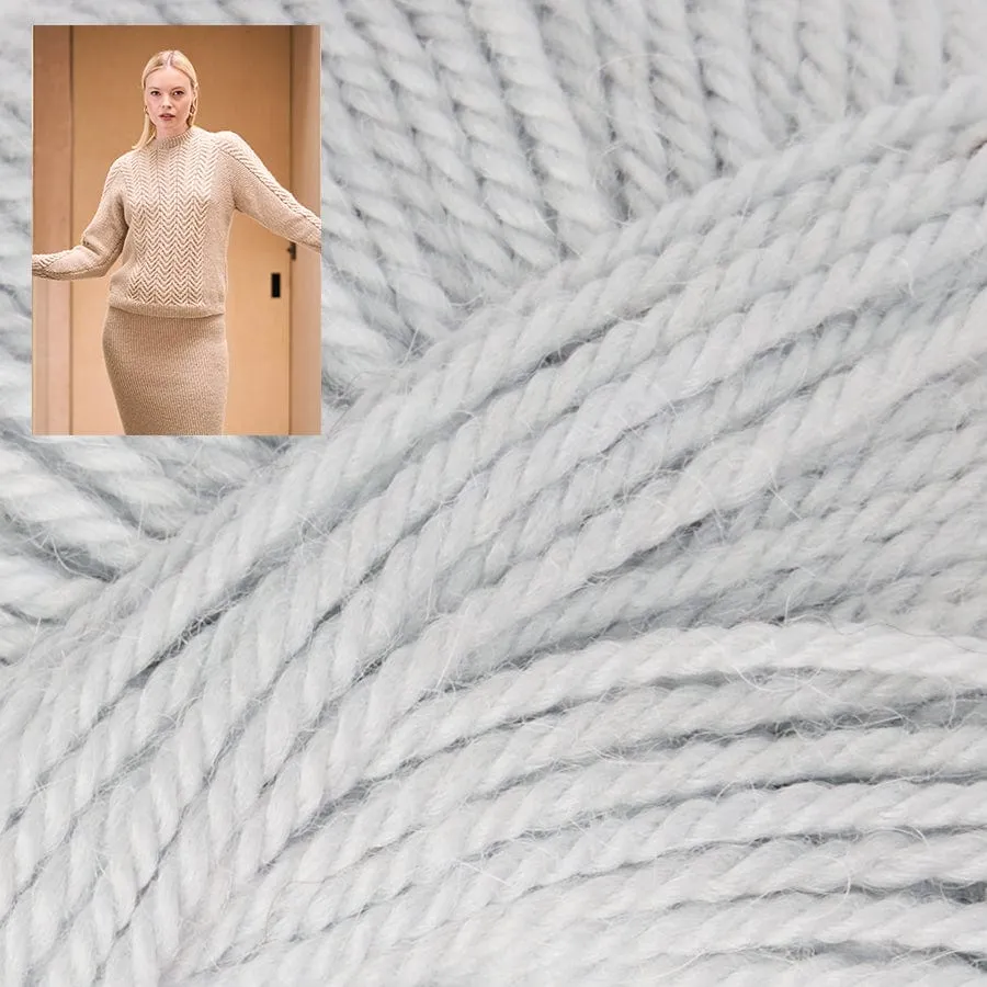 Holme Cabled Pullover Kit