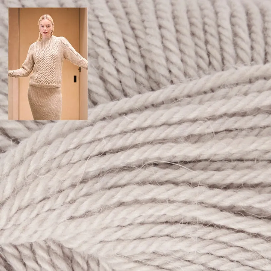 Holme Cabled Pullover Kit