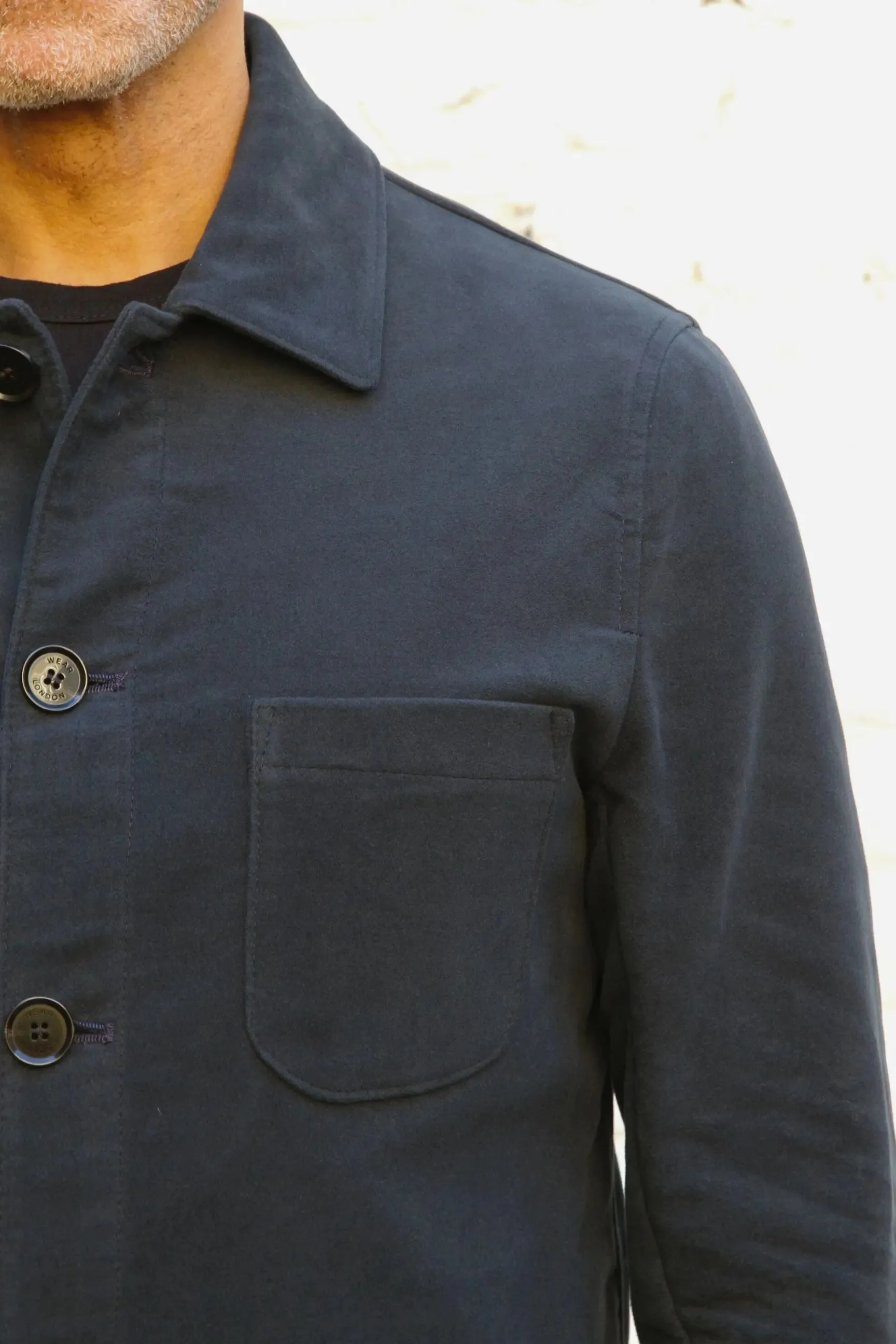 Hosken Jacket  - Navy Moleskin