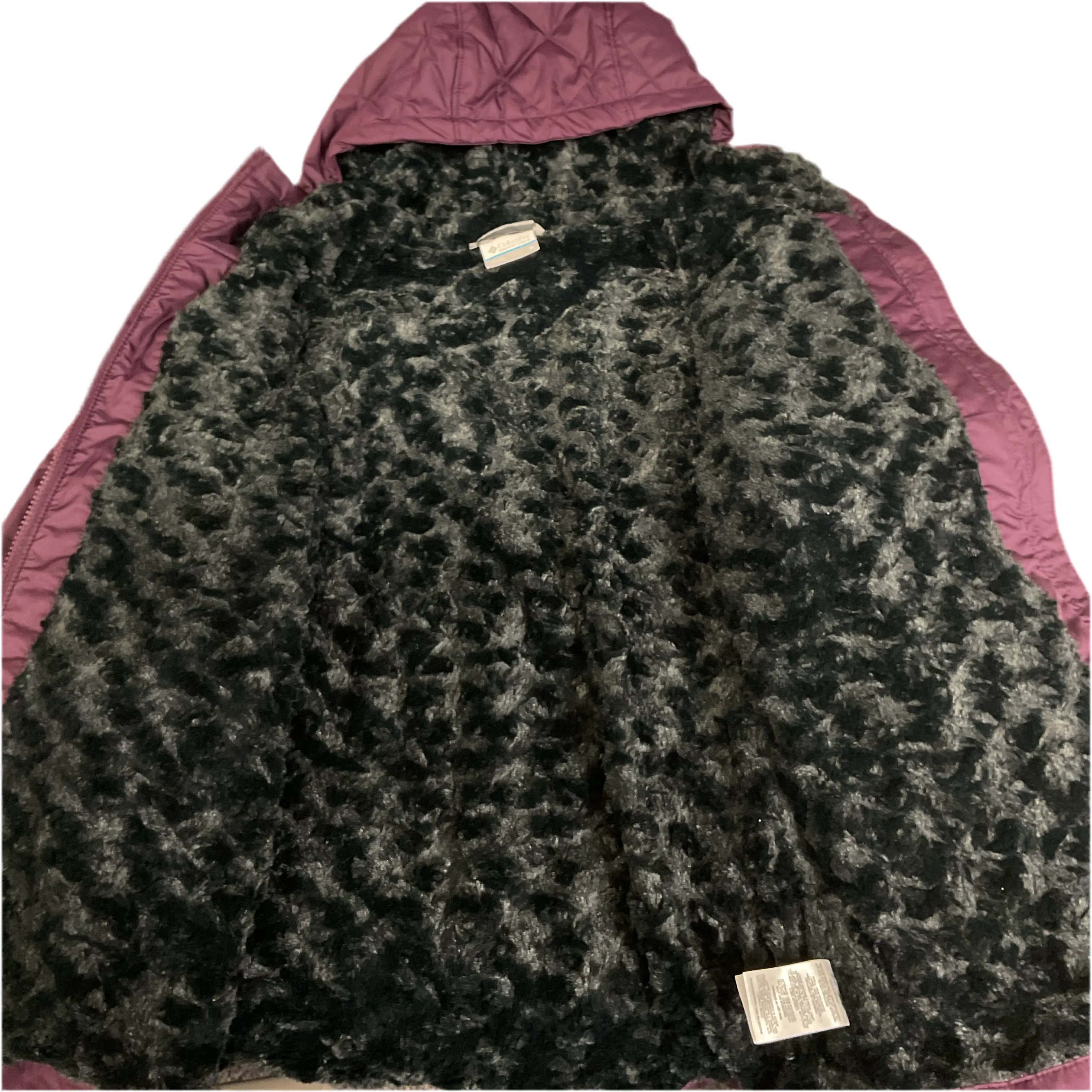Jacket Puffer & Quilted By Columbia In Purple, Size:M