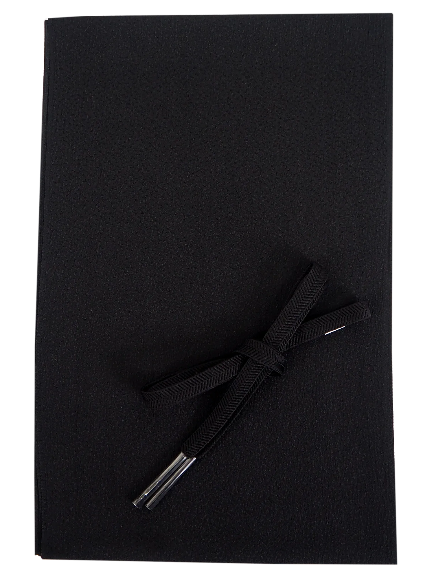 Japanese Kimono Silk Obiage&Obijime 2items Set- Black Formal