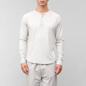 L/S Supima Cotton Henley (Bone)