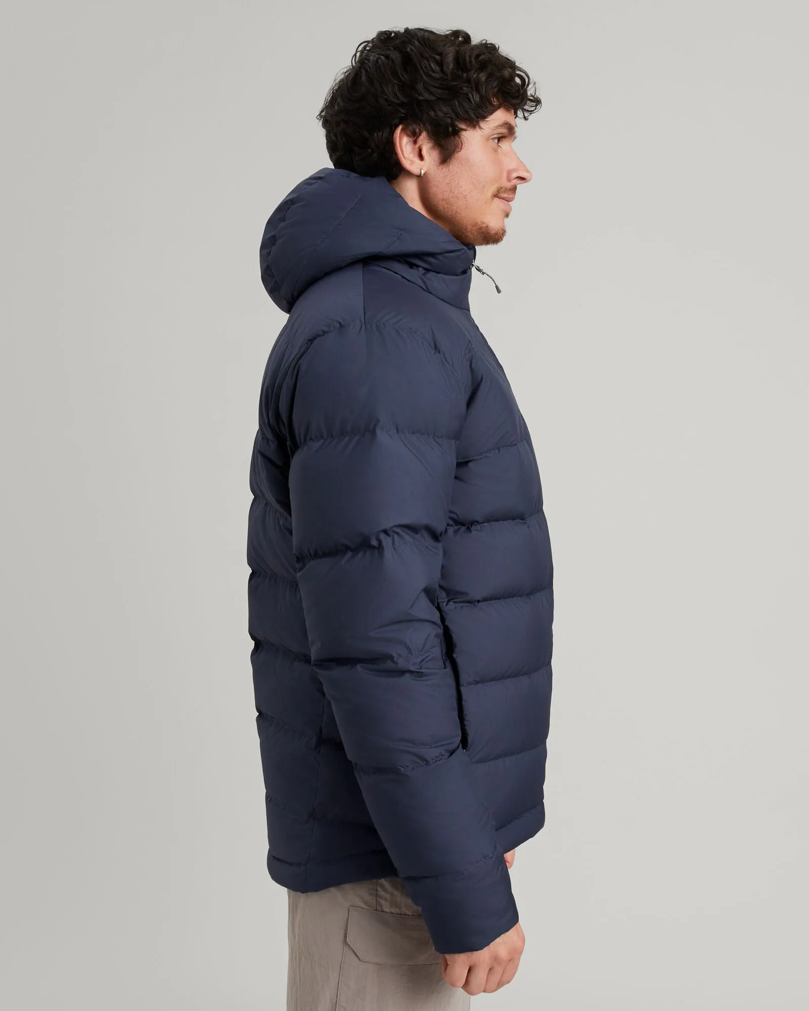 Men's Epiq Hooded Down Jacket - Midnight Navy
