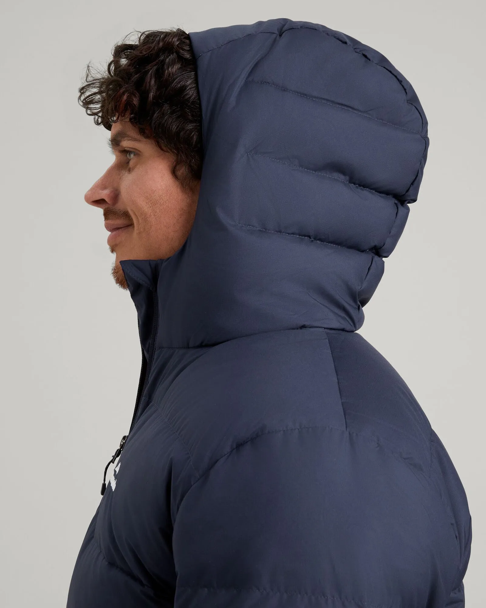 Men's Epiq Hooded Down Jacket - Midnight Navy