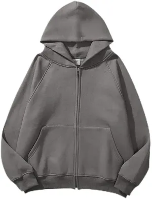 Oversized Hoodies Grey/Large