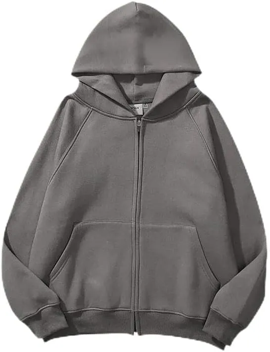 Oversized Hoodies Grey/Large