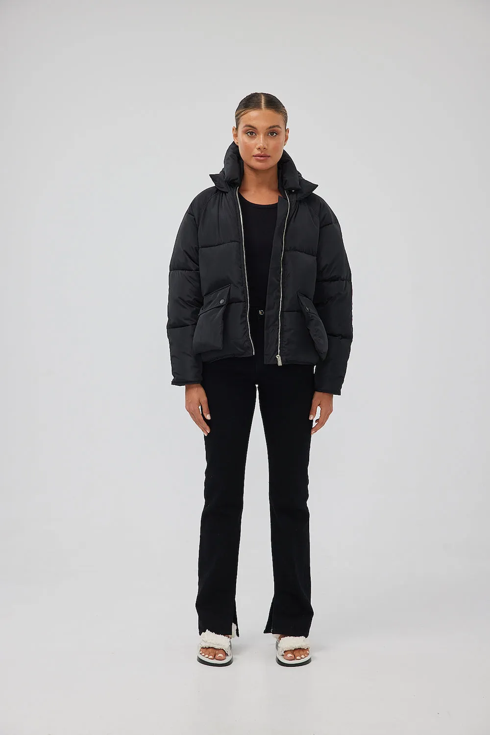Pluto Puffer Jacket Black