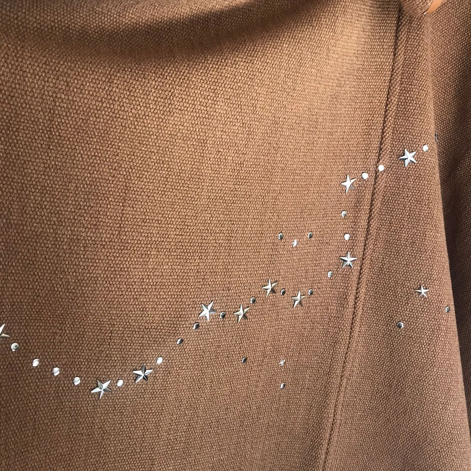 Poncho gorro lana y alpaca Constelacin camel