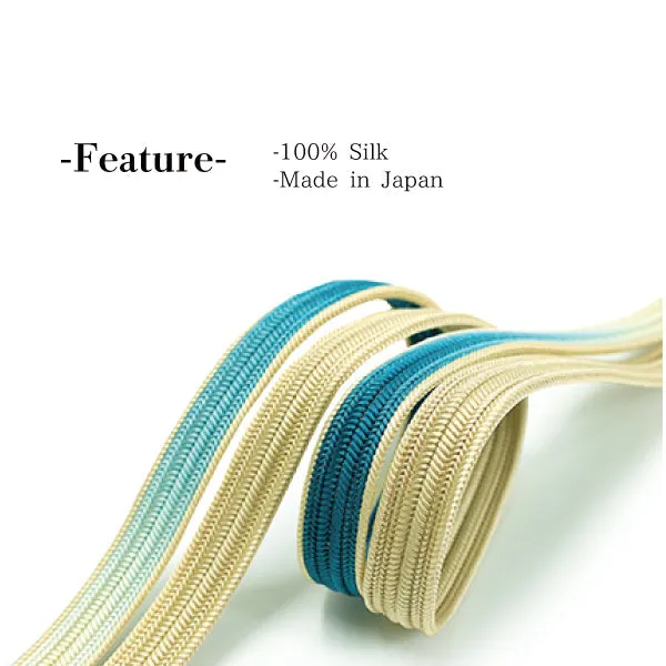 Silk Obijime Kimono Cord / Obijime Belt -Ayatakegumi /6 colors gradation