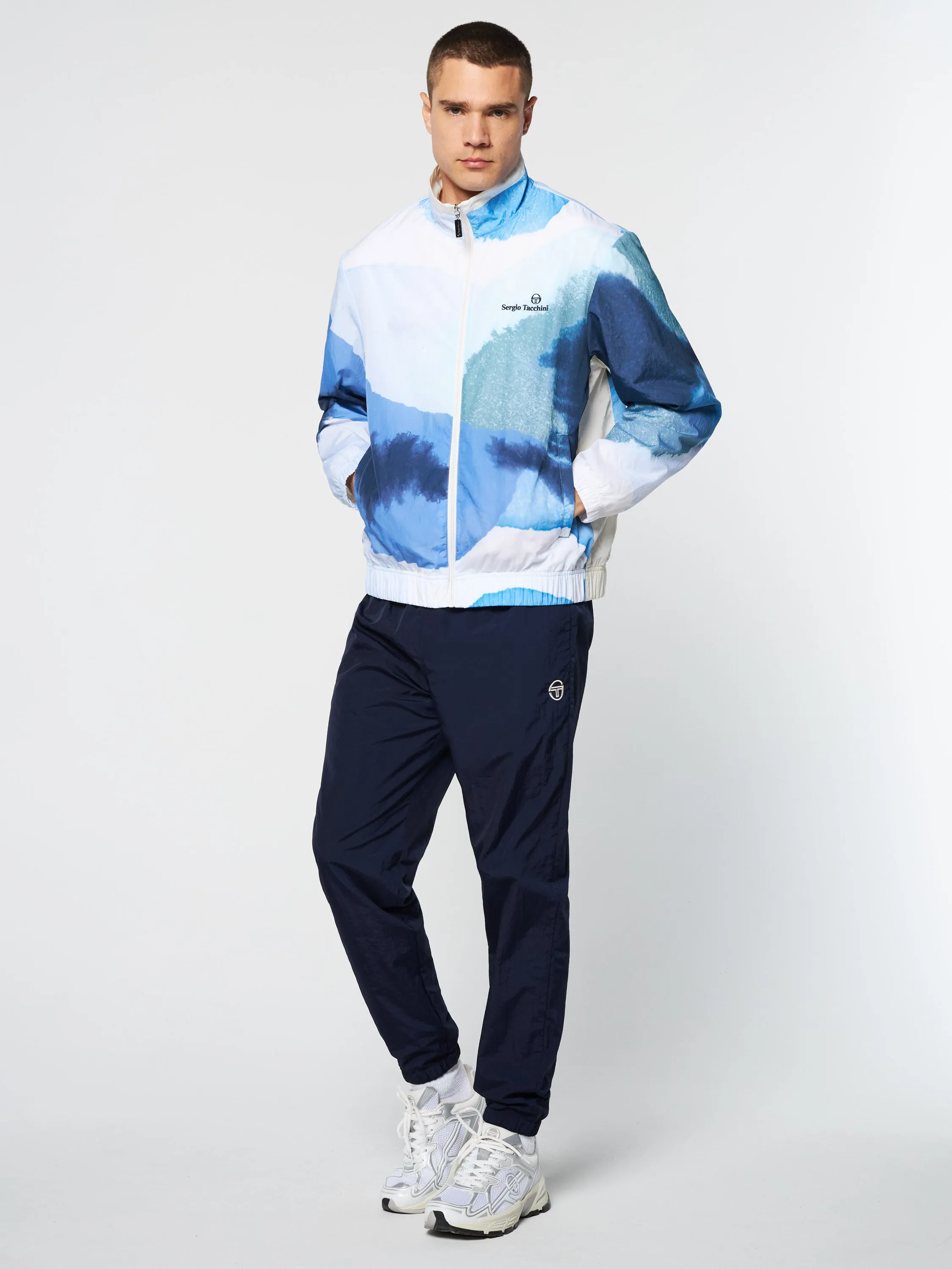 Spiaggia Track Jacket- Maritime Blue/ Multi
