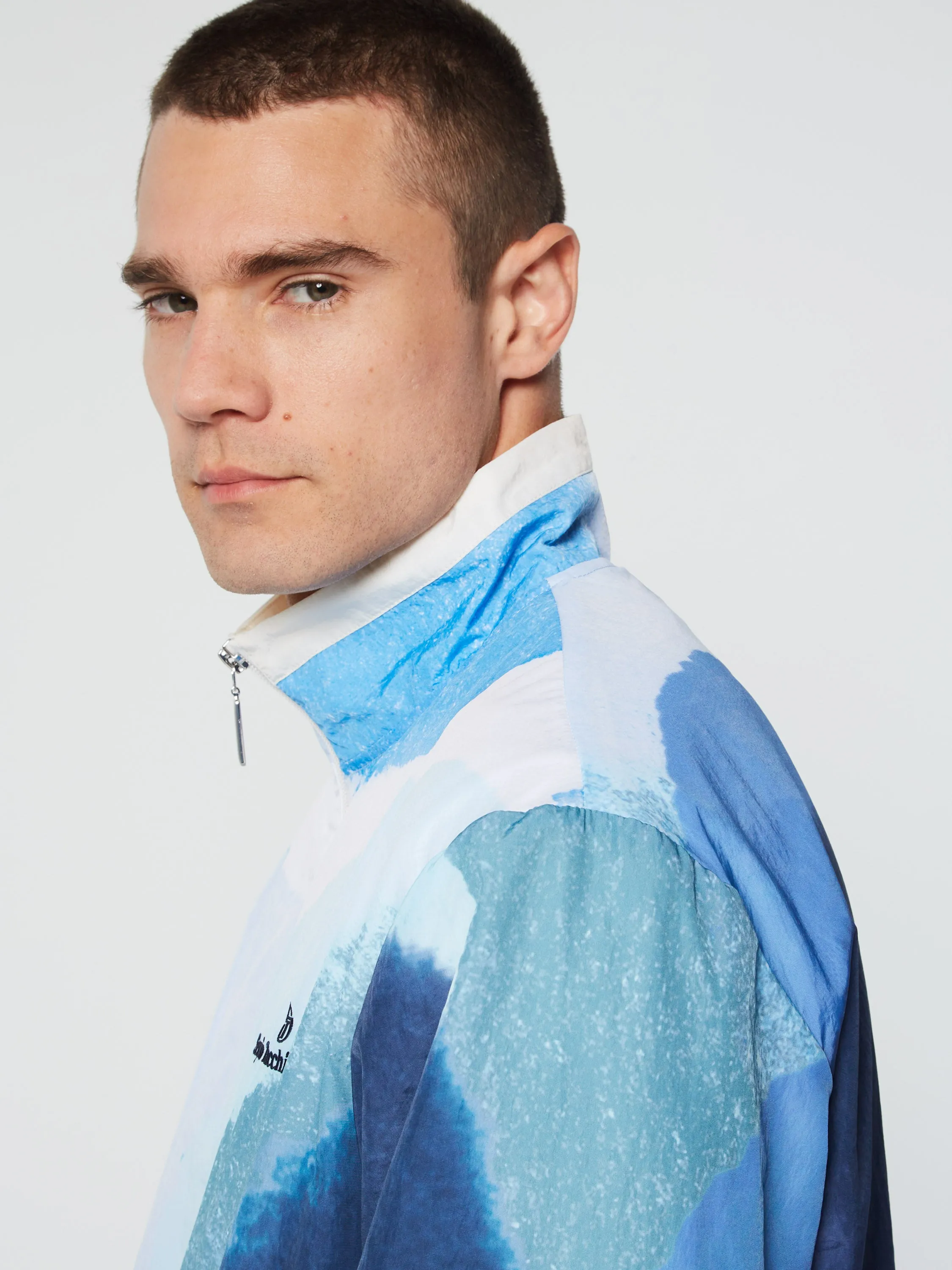 Spiaggia Track Jacket- Maritime Blue/ Multi