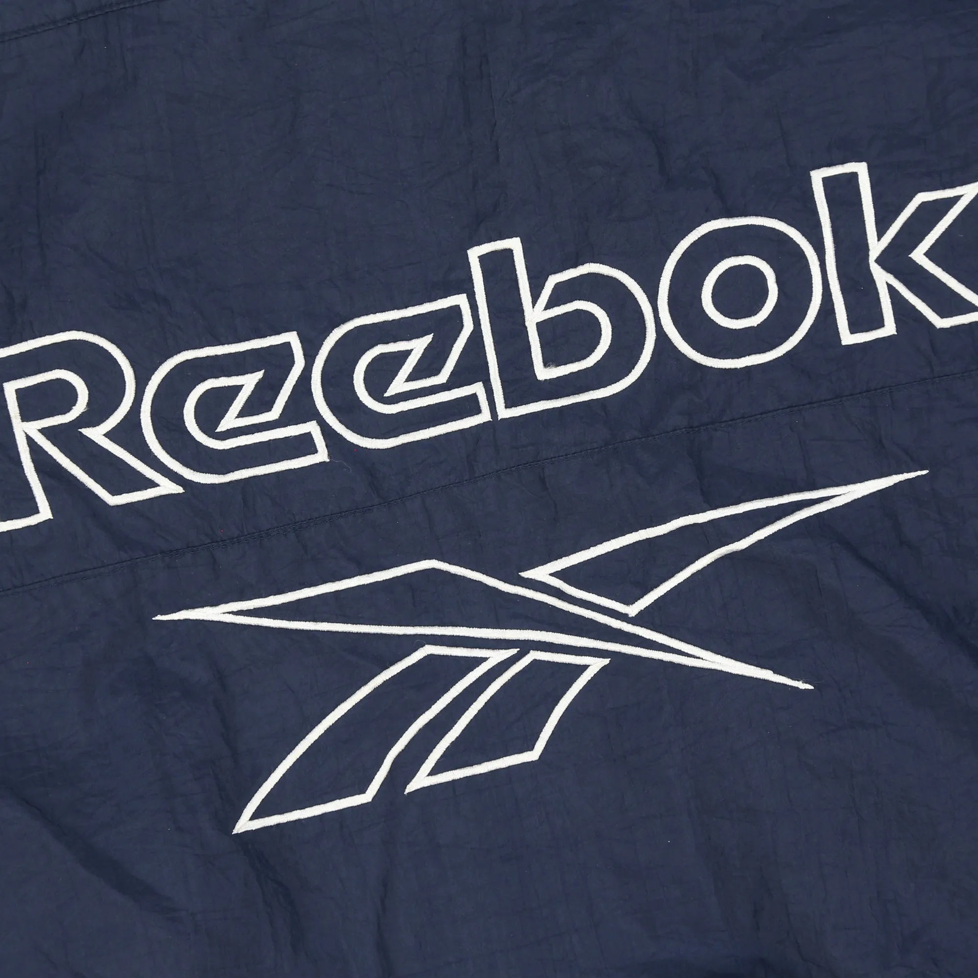 Vintage 90s Reebok Logo Nylon Track Jacket Size L