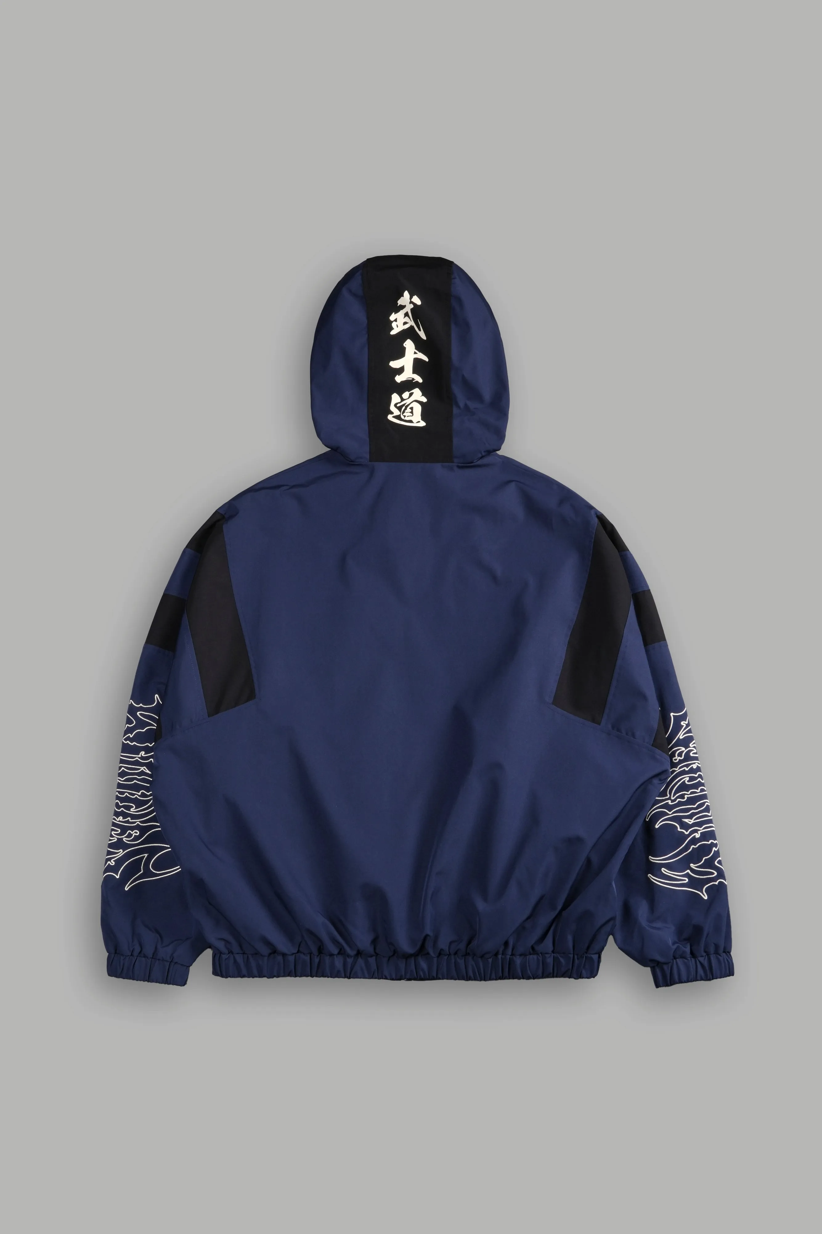 Wolves Hesh Brolic Track Jacket in Storm Blue/Black