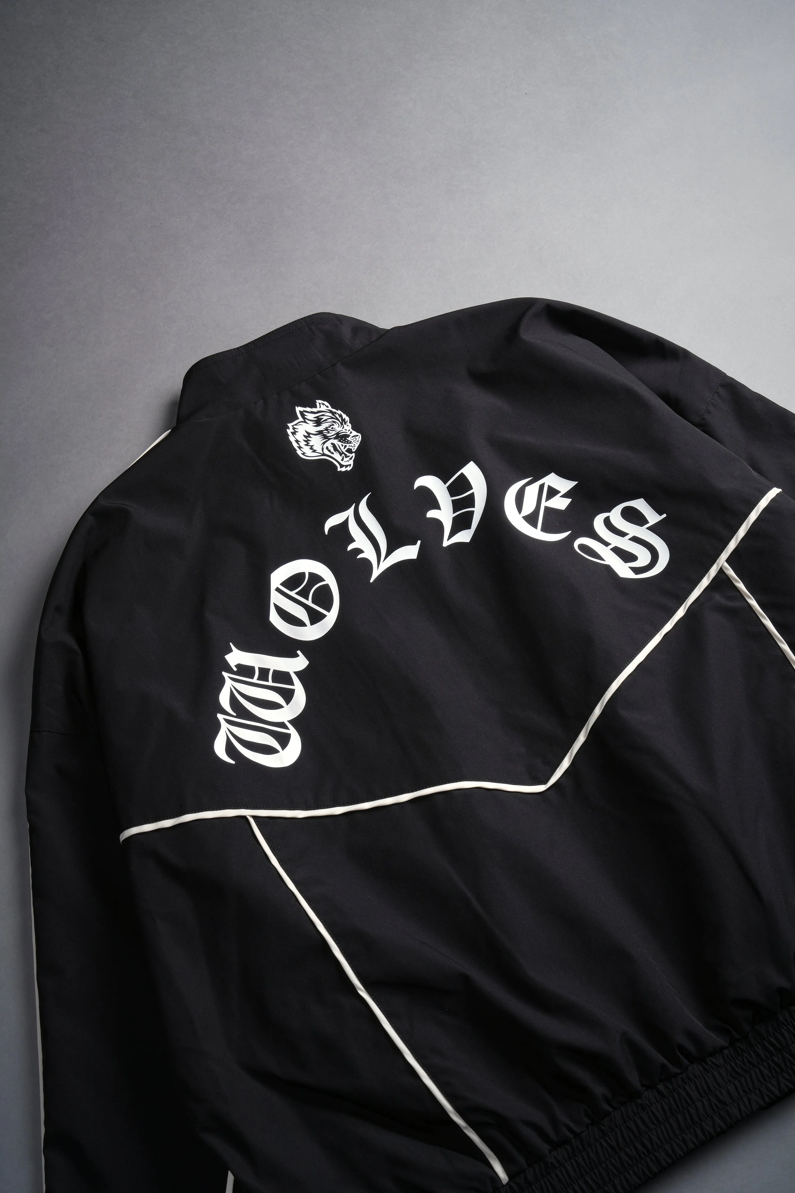 Wolves Quinn Unisex Track Jacket in Black