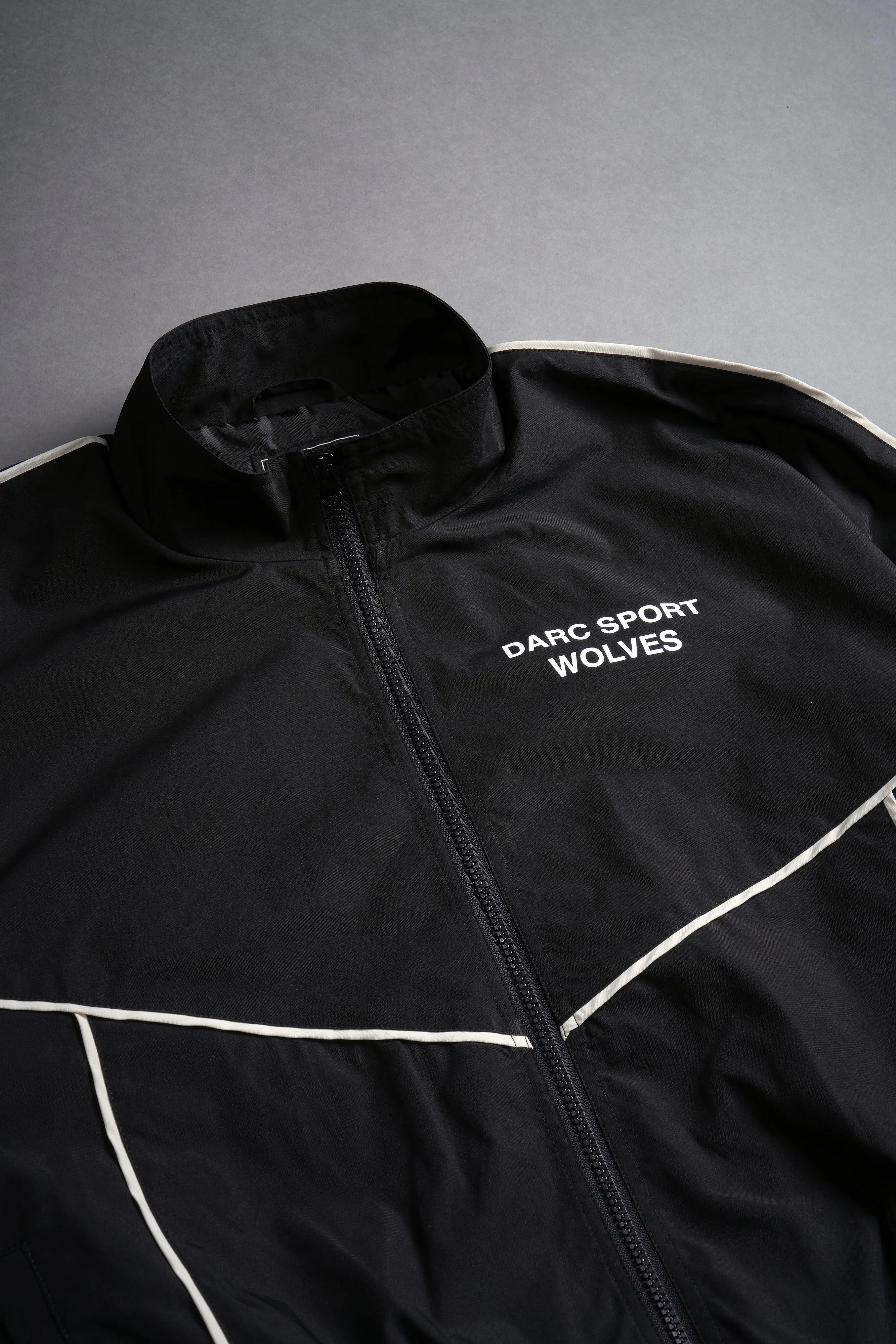 Wolves Quinn Unisex Track Jacket in Black