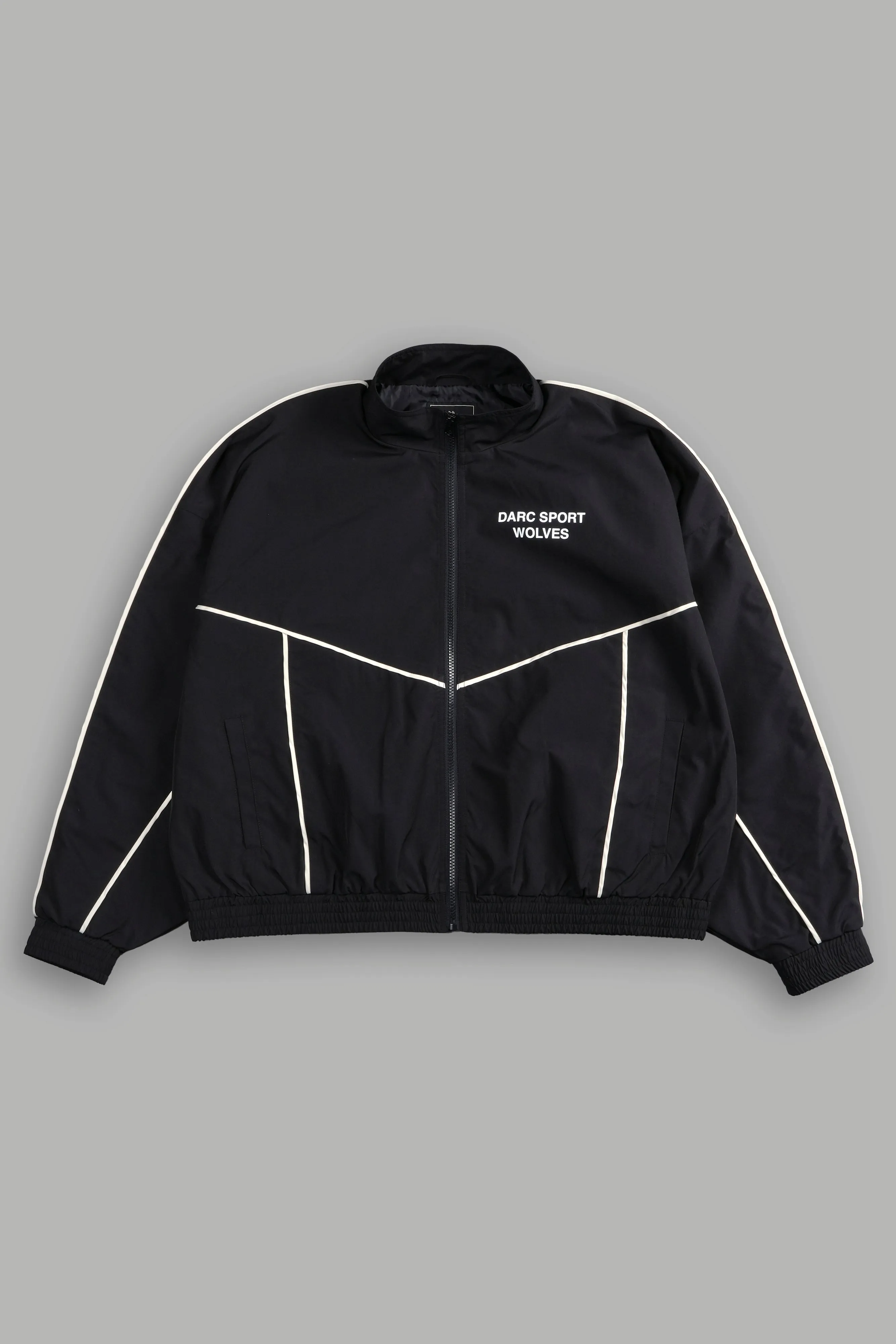 Wolves Quinn Unisex Track Jacket in Black