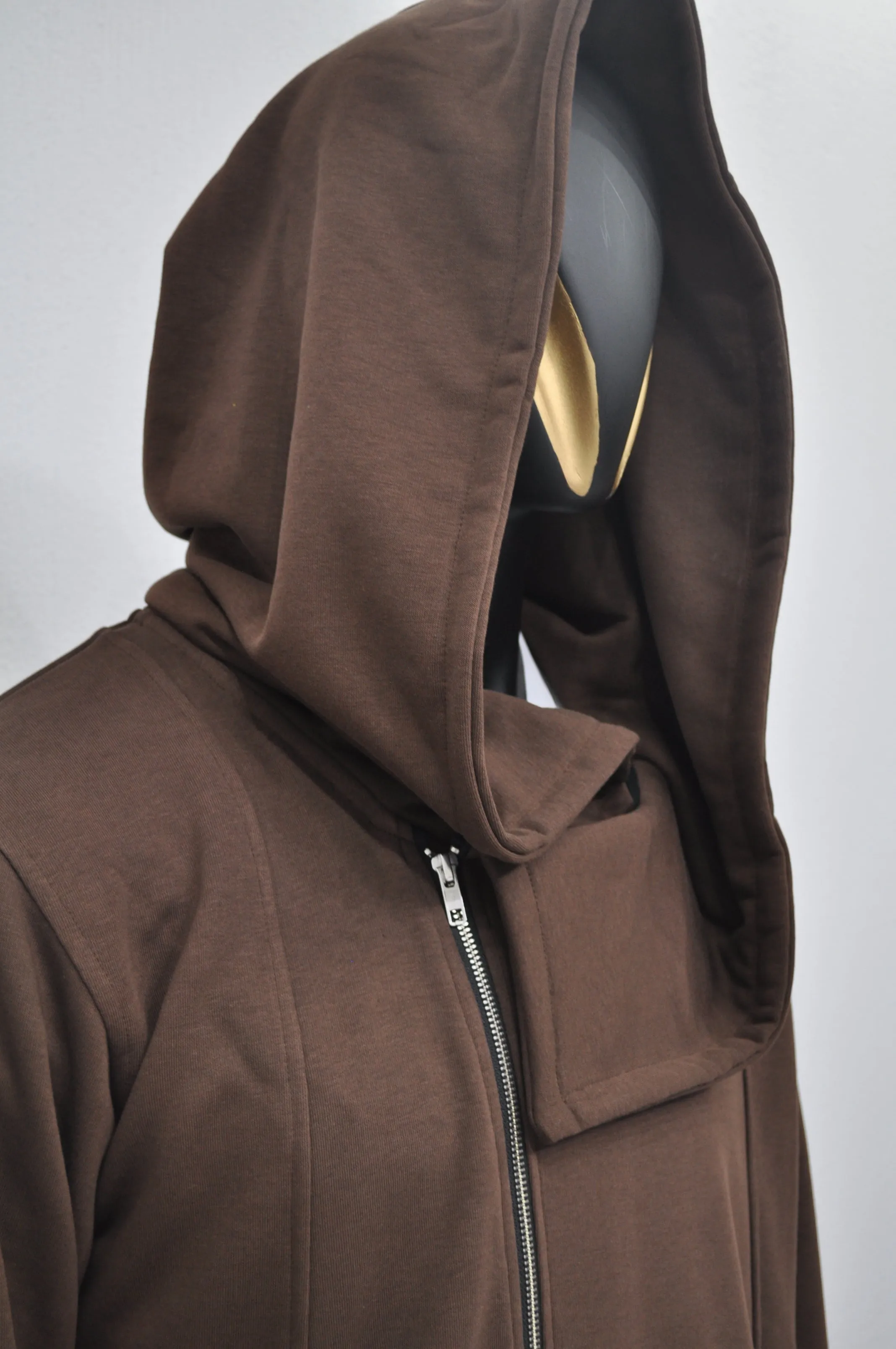 XS-8XL Overlong Oversized Essentials Hood Long Sleeve Hoodie-BB050