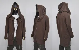 XS-8XL Overlong Oversized Essentials Hood Long Sleeve Hoodie-BB050