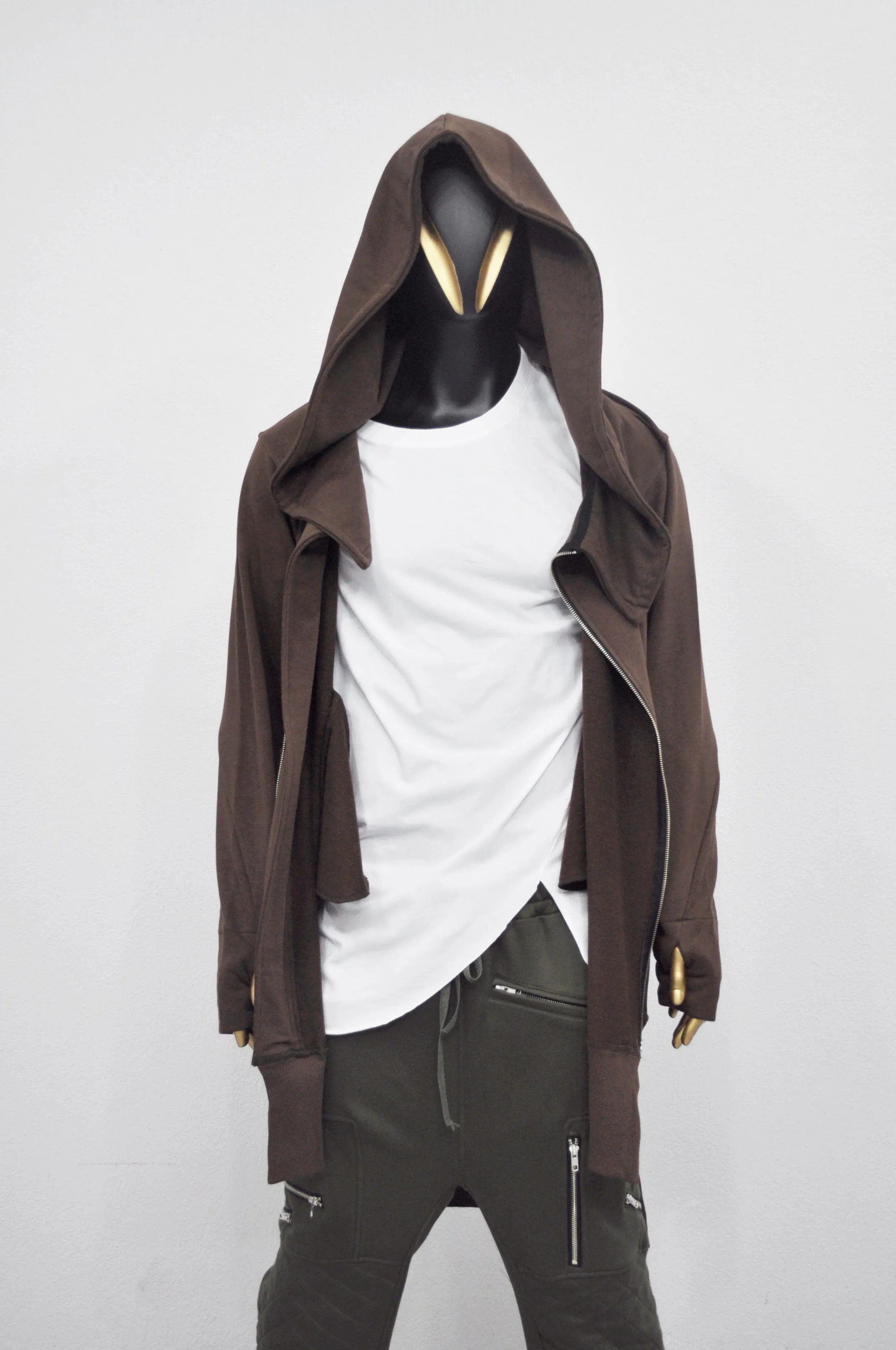 XS-8XL Overlong Oversized Essentials Hood Long Sleeve Hoodie-BB050