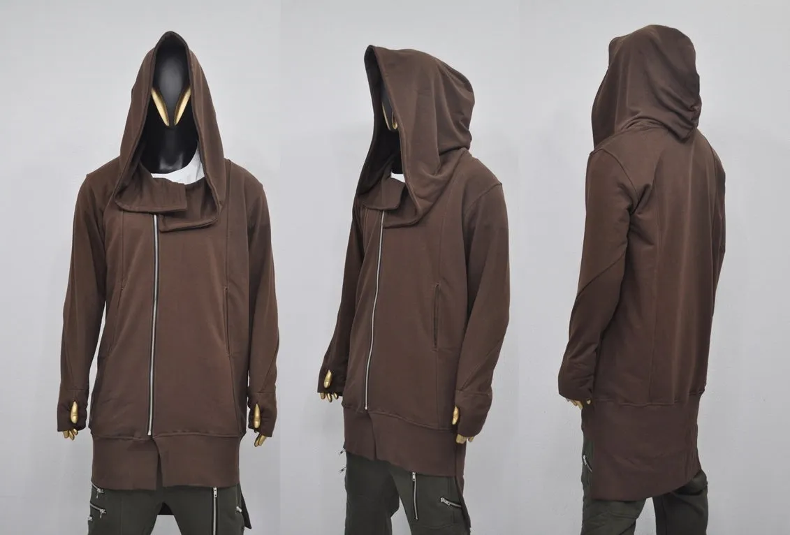 XS-8XL Overlong Oversized Essentials Hood Long Sleeve Hoodie-BB050